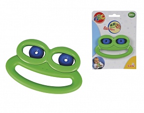 Погремушка Лягушка с подвижными глазами, 12 см. (Simba, 4018169)